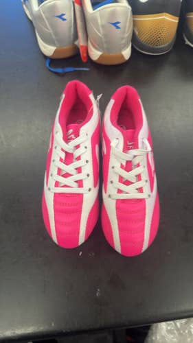Eletto Youth Soccer Cleats - Pink/White - Size 13