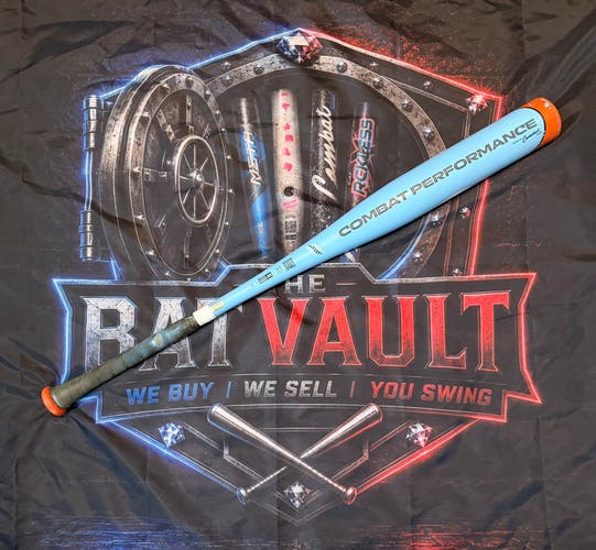 2026 Combat MFG Spec A1 Alloy BBCOR Certified Bat (-3) 31 oz 34" (Used) blue and orange racer