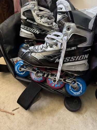 Mission Inhaler NLS2 Inline Skates Regular Width Size 8 (Used)