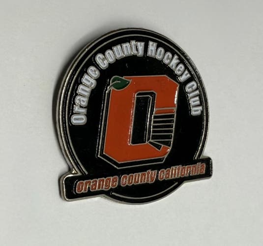 Orange County Hockey Club Pin Lapel Accessory Hockey NHL Collectible Souvenir