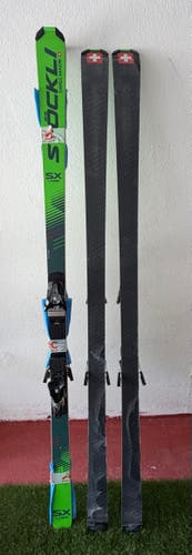 FIS World Cup Men's 2024 Stockli 190 cm Racing Laser SX Skis With Bindings (As new)