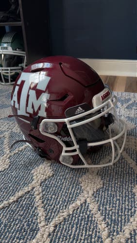 Custom Texas A&M Riddell Speedflex w/Adidas visor