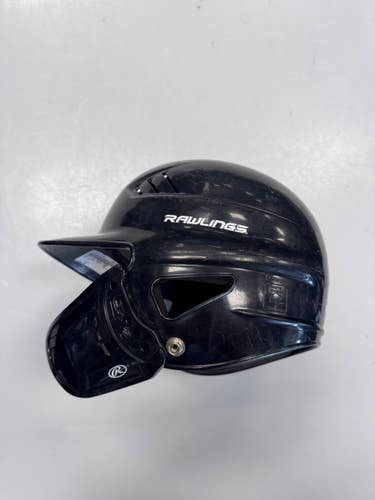 Used Rawlings RCFH JAW Batting Helmet No Mask Black One Size 11860-S000313144