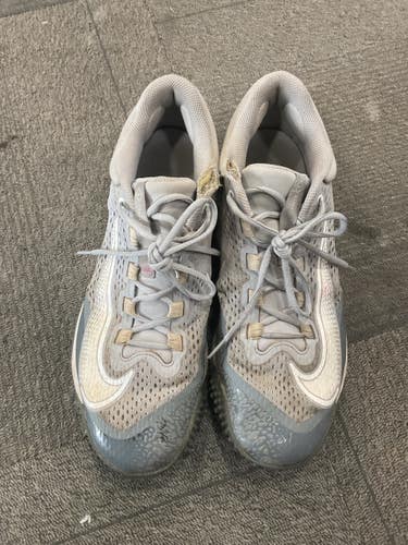 Used Nike REACT TURF SHOES BB/SB Cleats Grey Senior 13 11614-S000241261
