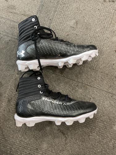 Used Under Armour HIGHLIGHT 2.0 Adult FB Cleats Black Senior 11 11614-S000241194