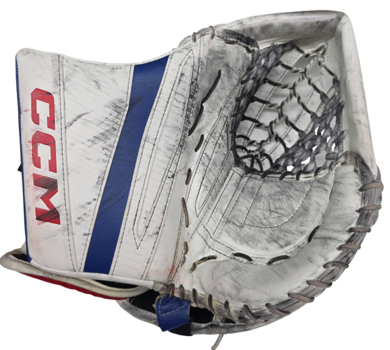 CCM Extreme Flex 7 Pro Goalie Glove Custom Pro Stock Used Boyko (15715)