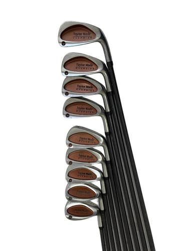 Used Taylormade Burner Bubble 3-SW Mens RH Iron Set *NO PW* 11692-S000155236