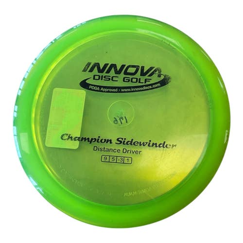 Used Innova CHAMPION SIDEWINDER Disc Golf Driver Green 176g 11450-S000526001
