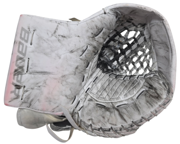 Bauer Supreme Mach Pro Custom Goalie Glove 590 Break Pro Stock Used NCAA (15748)