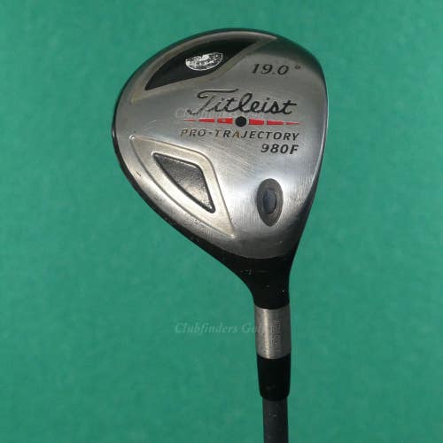 Titleist Pro Trajectory 980F Fairway 19 5 Wood Factory 4375 Graphite Stiff