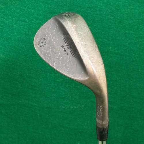 Titleist Vokey SM7 Jet Black 56-10S 56 Sand Wedge Vokey Design Steel Wedge Flex