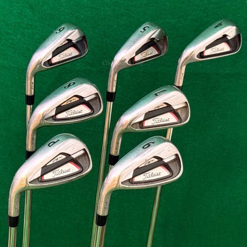 LH Titleist AP1 714 4-PW Iron Set Dynamic Gold 95 R300 VSS Pro Steel Regular