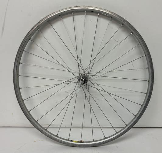 1990s Mavic 220 32-Spoke Silver Aluminum 26" QR Front Wheel WHITE INDUSTRIES Hub