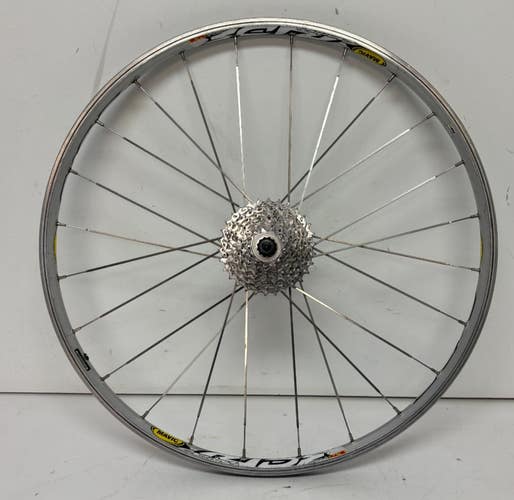 Mavic CrossRide Disc 8-Speed 24-Bladed Spoke silver Aluminum 26" QR Rear Wheel