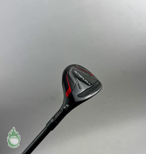 Used RH TaylorMade Stealth 4 Hybrid 22* 7-S Stiff Flex Graphite Golf Club