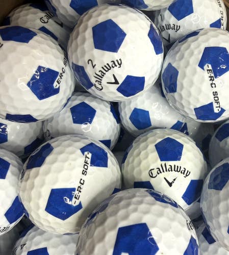 24 Near Mint AAAA ERC-Soft Blue Truvis Used/ Recycled Golf Balls