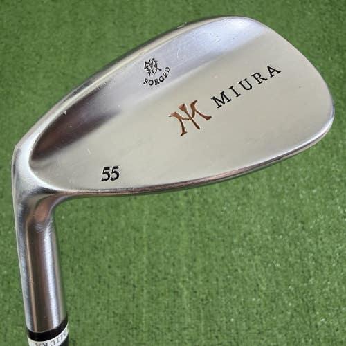 Miura Genuine 55 Sand Wedge Forged UST Mamiya Concept 120 F4 Stiff Left Handed