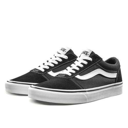 Vans Ward VN0A36EMC4R Sneakers Men's 8.5 Black Suede Skateboarding Shoes LIQ1076