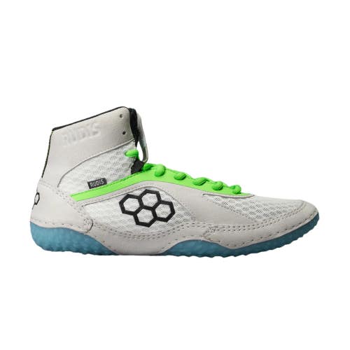 Rudis Alpha 2.0 Sneakers Men's White Mid Top Athletic Wrestling Shoes LIQ1154