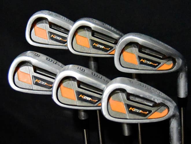 WILSON K28 IRONS SET 5-PW SHAFT: REGULAR LENGTH: (5) 38.5 IN RIGHT HANDED