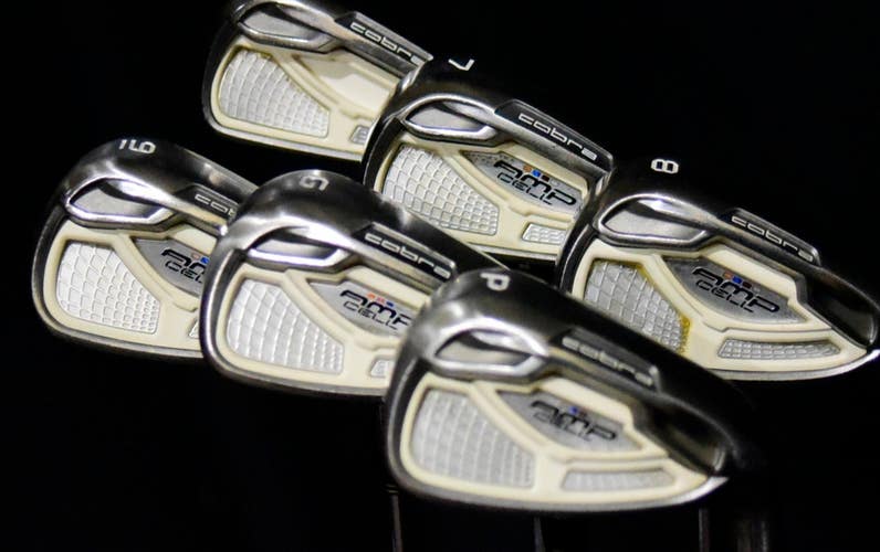 COBRA AMP CELL IRONS SET 6 SHAFT: REGULAR LENGTH: (7) 36.5 IN RIGHT HANDED