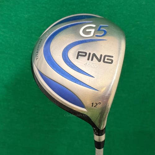 Ping G5 460cc Titanium 12 Driver Factory Ping TFC 100D Graphite Seniors