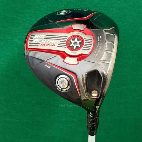 Callaway Big Bertha Alpha 815 10.5 Driver Project X PXv Graphite Stiff