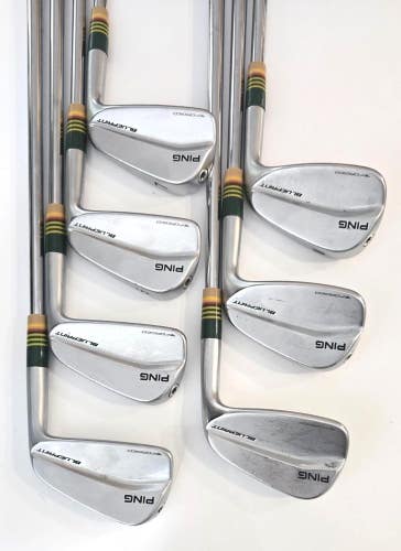 2019 Ping Blueprint Blade Iron Set 4-W 1/2" Longer Steel X-Stiff Shafts / Good
