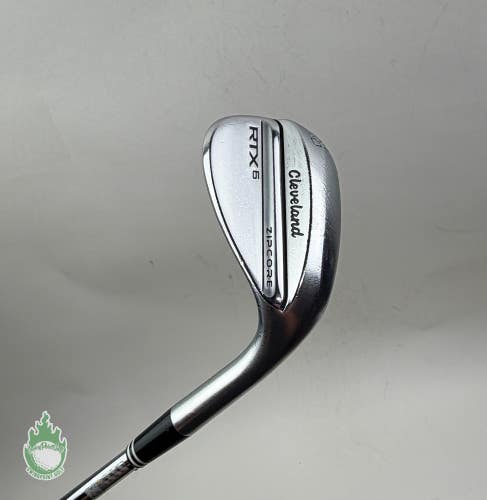 Right Handed Cleveland RTX-6 ZipCore Mid Wedge 60*-10 Wedge Flex Golf Club