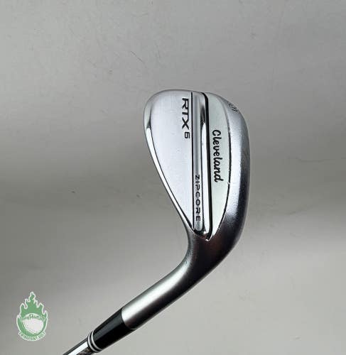 Right Handed Cleveland RTX-6 ZipCore Mid Wedge 56*-10 Wedge Flex Golf Club