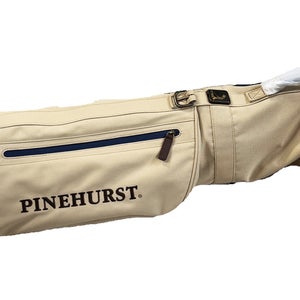 NEW Titleist Links Legend Pinehurst Logo Khaki/Noble Brown/Navy Carry Golf Bag