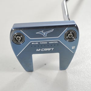 Mizuno M.Craft VI Blue Ion 34" Putter Right Steel #223151