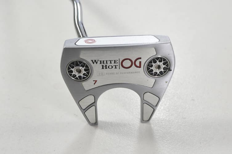 LEFT HANDED Odyssey White Hot OG 7 DB 35" Putter Stroke Lab Steel # 223334