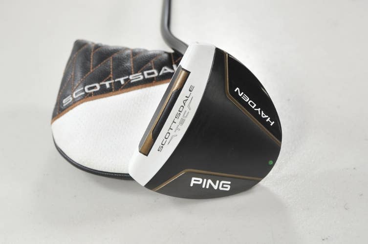 Ping Scottsdale TEC Hayden 35" Putter Green Dot RH Steel with Cover #223115