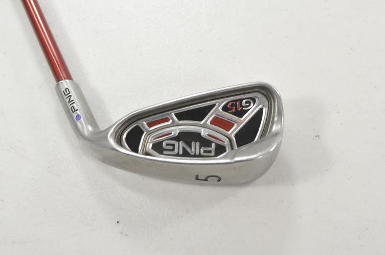 Ping G15 Single 5 Iron Senior Flex Purple Dot Right TFC149 Graphite #222853