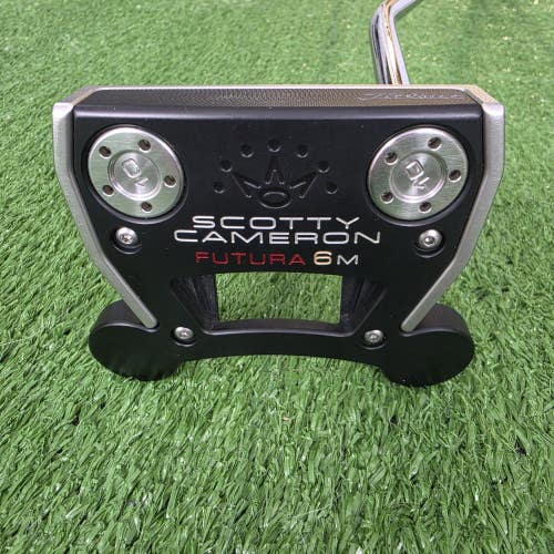 NEAR MINT Scotty Cameron Futura 6M 6 M 10g Weights 34.5" Right RH