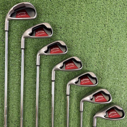 Callaway Big Bertha 2008 Iron Set 5 i-Brid 6-PW SW Uniflex Steel Left Handed