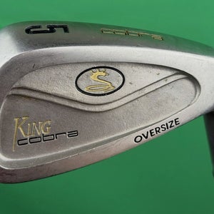 Cobra King Oversize 5 Iron Stiff Flex Steel Shaft Right Hand Club Good Condition