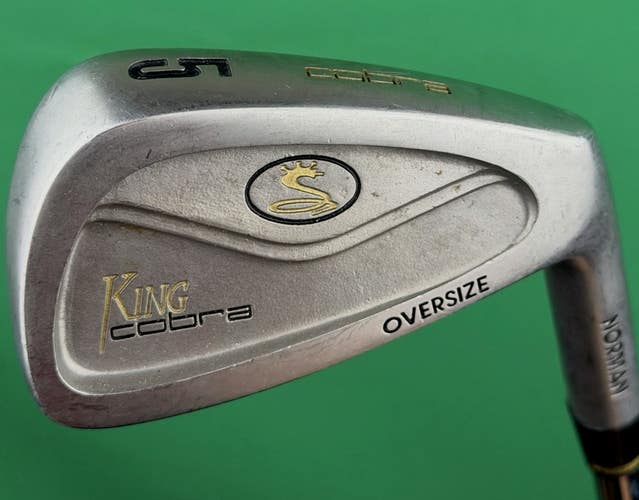 Cobra King Oversize 5 Iron Stiff Flex Steel Shaft Right Hand Club Good Condition