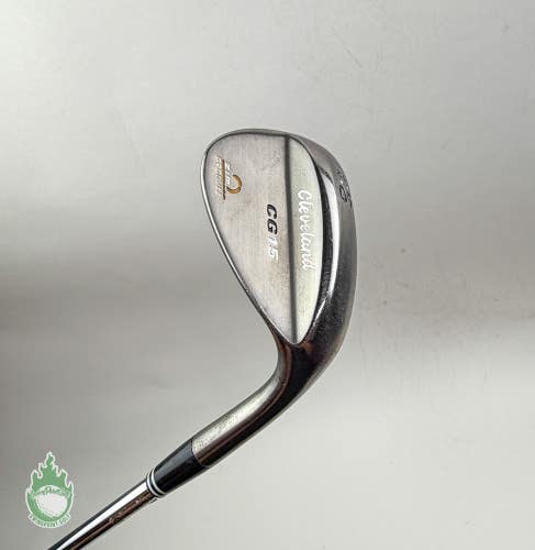 Right Handed Cleveland CG15 Zip Grooves Wedge 60*-12 Wedge Flex Steel Golf Club