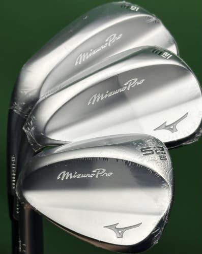 Mizuno Pro T-1 Forged Wedge Set LEFT Hand 52-10, 56-12, 60-10 Steel S400 LH NEW