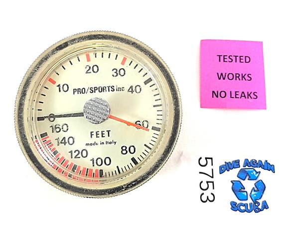 ProSports 160ft Depth Gauge Scuba Dive Puck Module Max Depth Adjustable