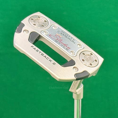 Scotty Cameron Studio Style '26 Fastback 2 Long Design Jet-Neck 38" Putter w/HC