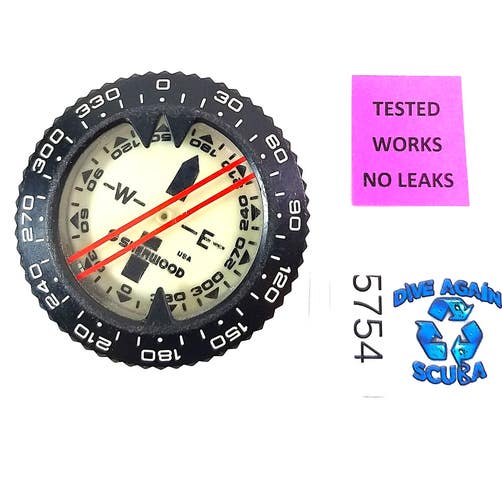 Sherwood Submersible Compass Puck Module Scuba Dive (Oceanic, Aeris, Genesis)