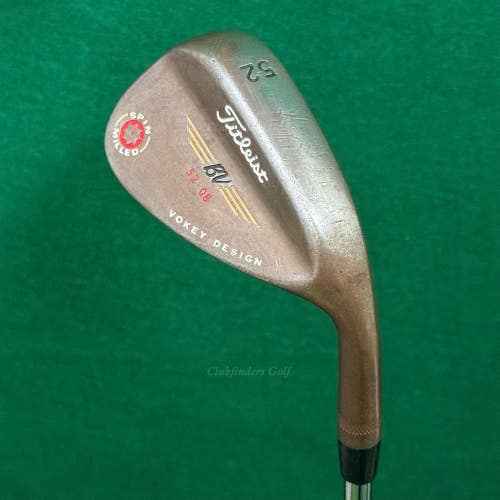 Titleist Vokey Spin Milled 2009 Oil Can 52-8 52 Gap Wedge DG 115 Spinner TI