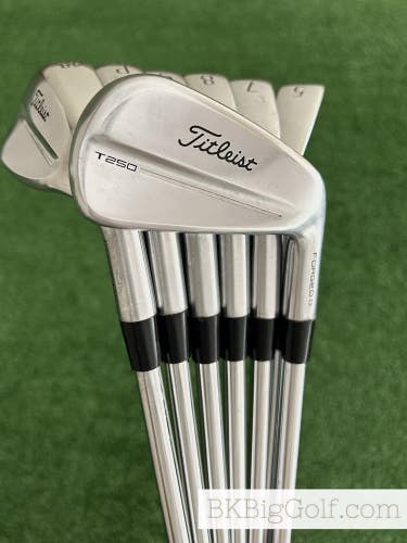 Titleist T250 25 Forged Iron Set 5-48 / True Temper AMT Black Regular