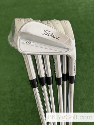 NEW Titleist T100 23 Forged Iron Set 4-P / True Temper AMT White Stiff