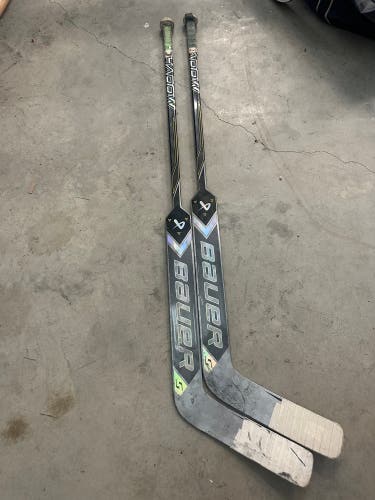 Intermediate Bauer Supreme Shadow Regular Goalie Stick 23" Paddle (Used)