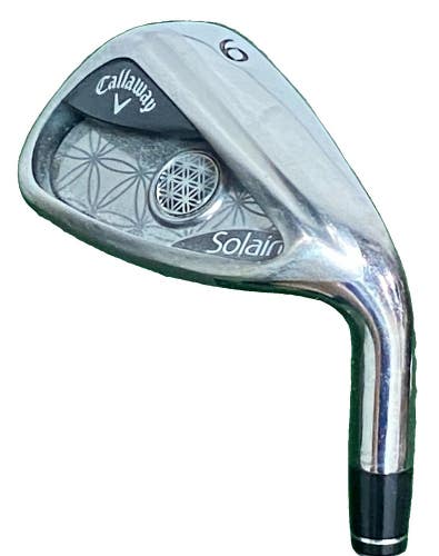 Callaway Solaire 9 Iron 2018 RH W Flex Ladies Graphite 35.5" New Velvet Grip