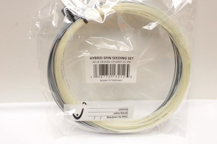 3 SETS: HEAD HYBRID SPIN 17 HYBRID TENNIS STRING. BULK/DEMO PACKAGE